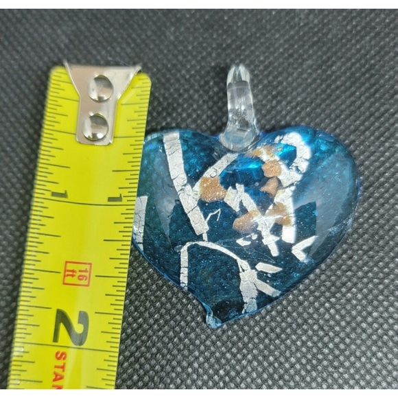 Blue and Brown Art Glass Pendants - Picture 6 of 10